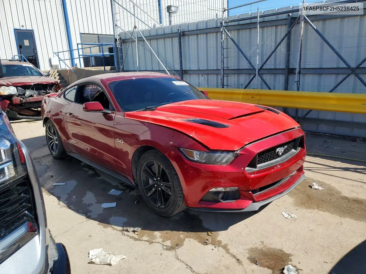 2017 FORD MUSTANG VIN 1FA6P8CF2H5238425 — фото 4