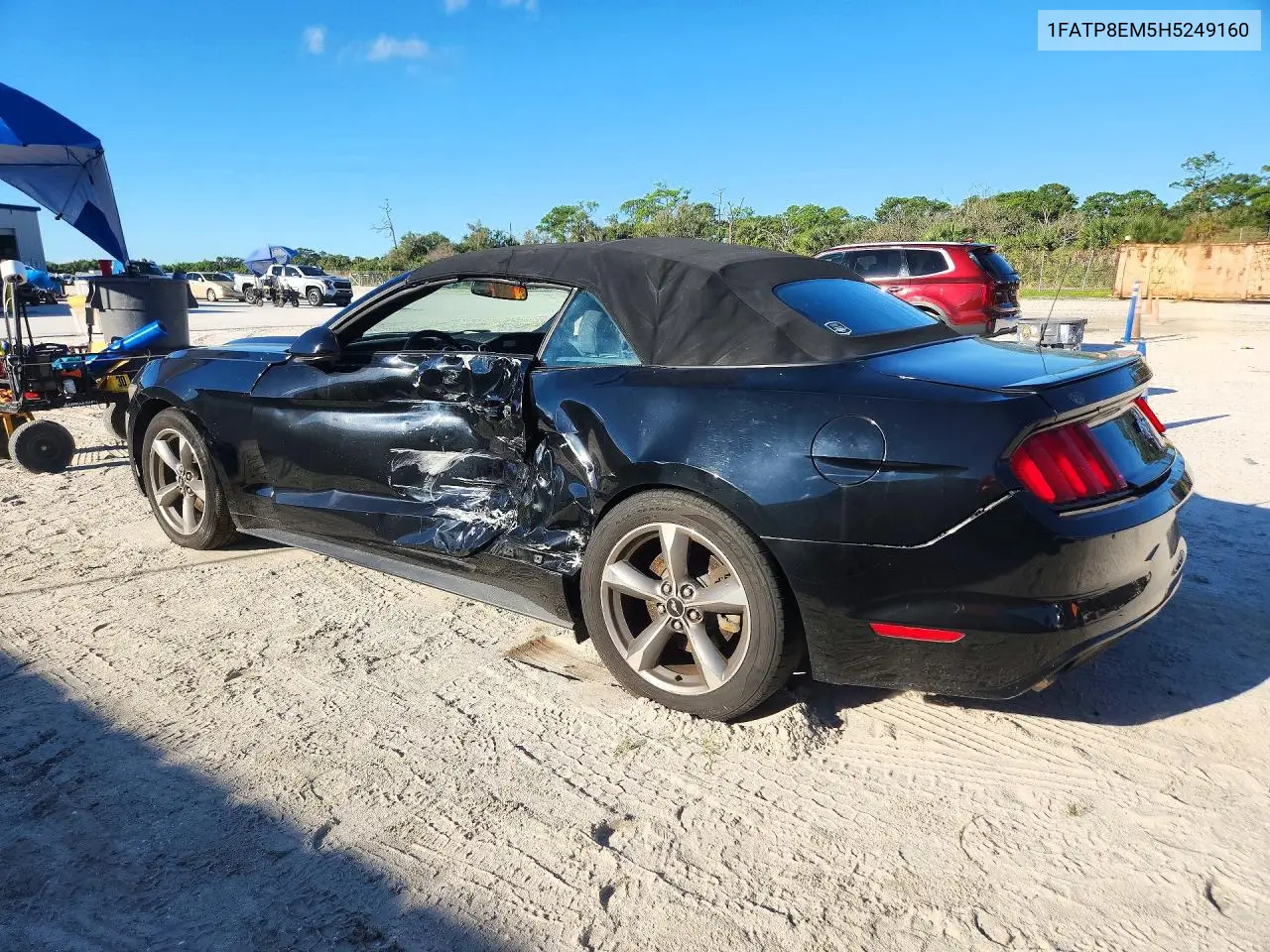 2017 FORD MUSTANG VIN 1FATP8EM5H5249160 — фото 2