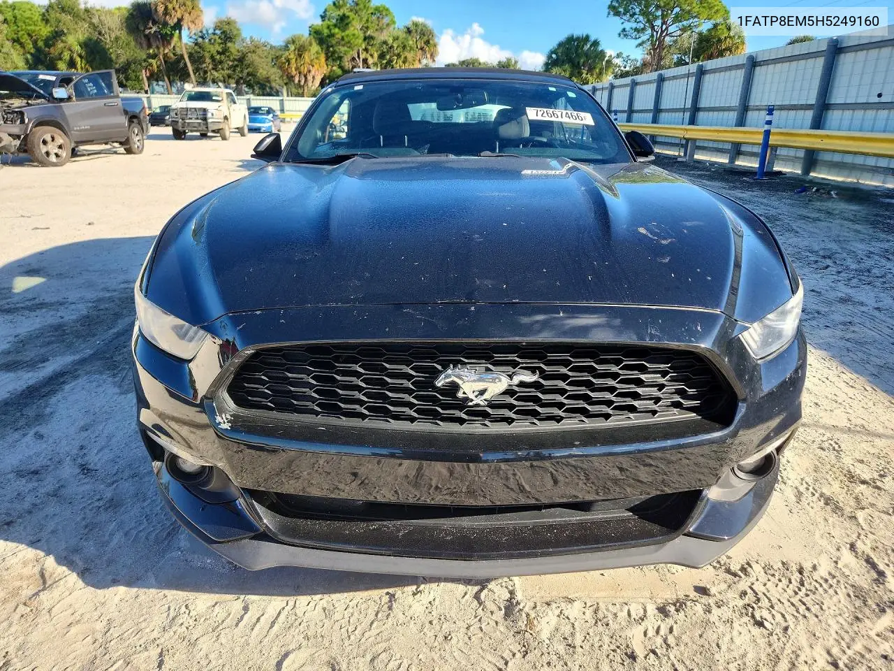 2017 FORD MUSTANG VIN 1FATP8EM5H5249160 — фото 5