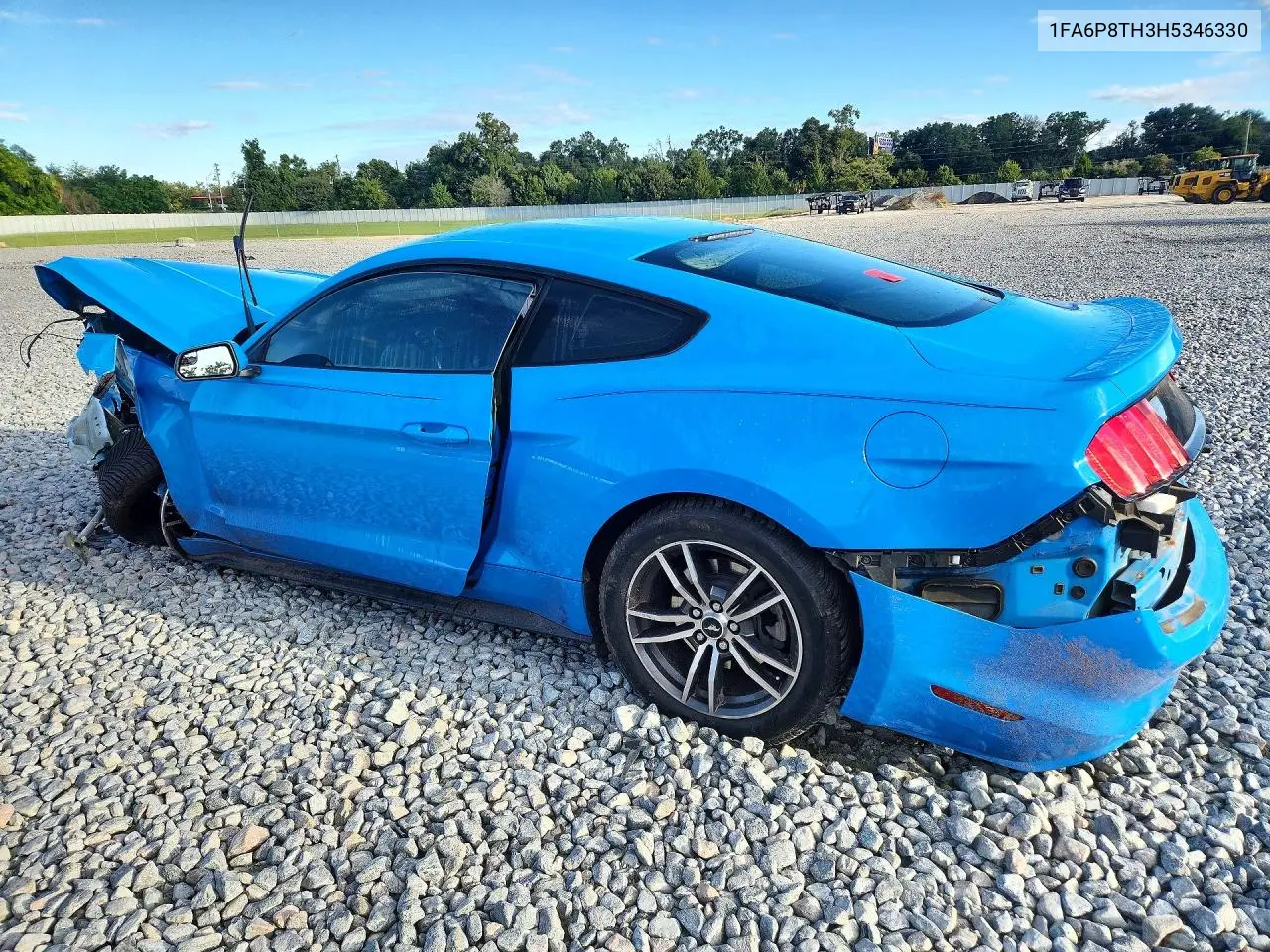 2017 FORD MUSTANG VIN 1FA6P8TH3H5346330 — фото 2