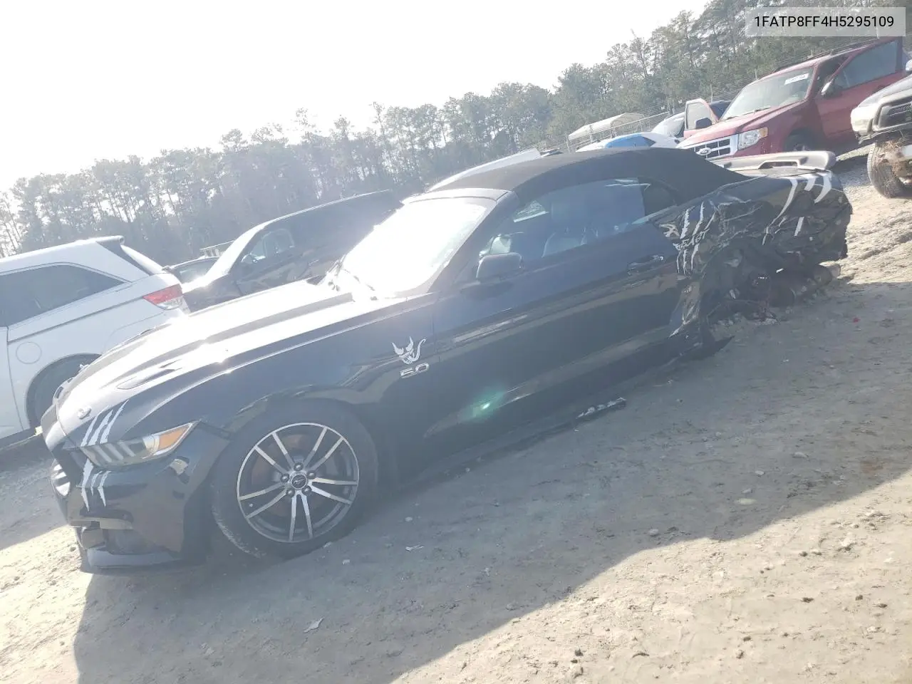 FORD MUSTANG 2017, VIN 1FATP8FF4H5295109