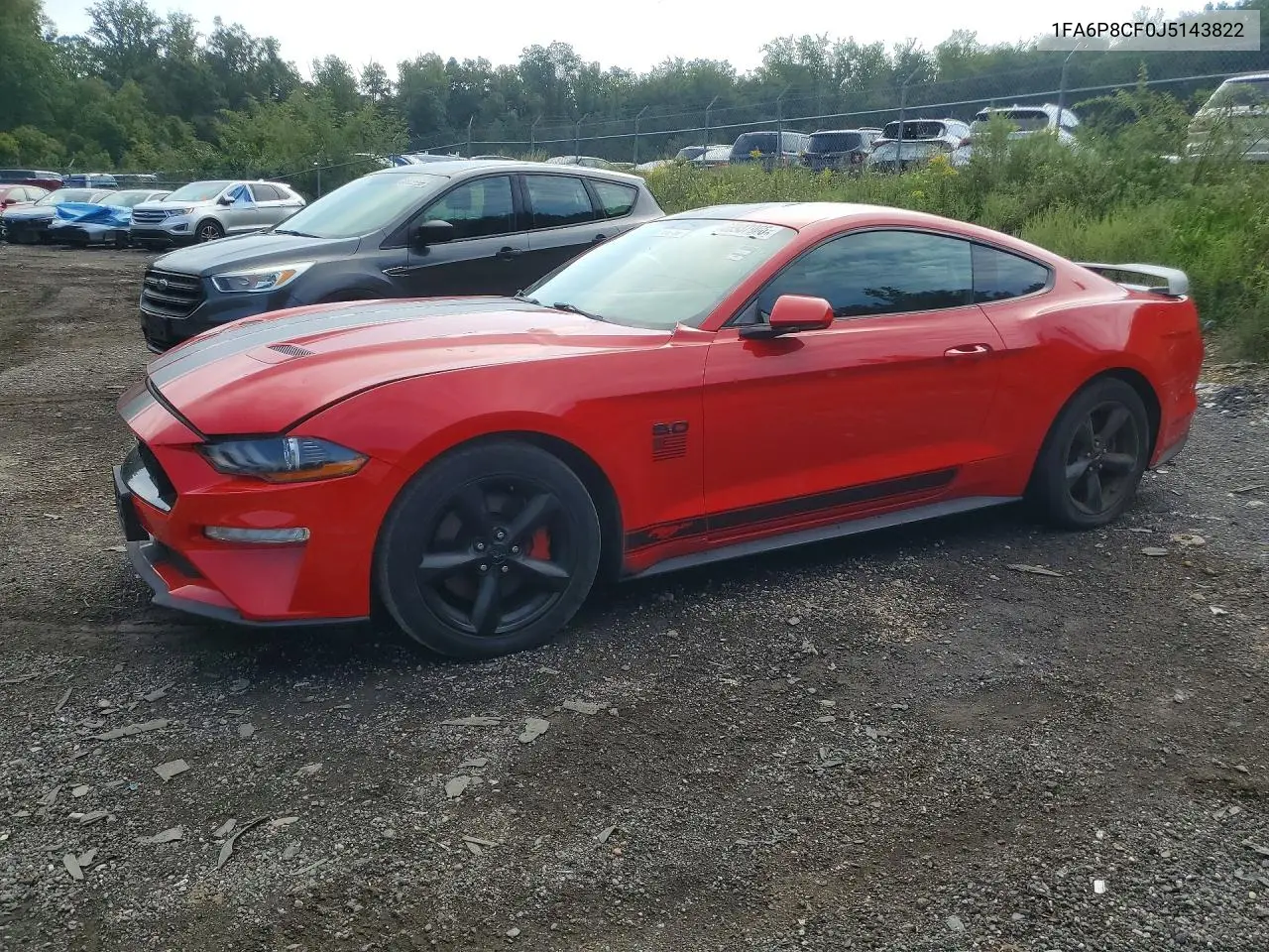 FORD MUSTANG 2018, VIN 1FA6P8CF0J5143822