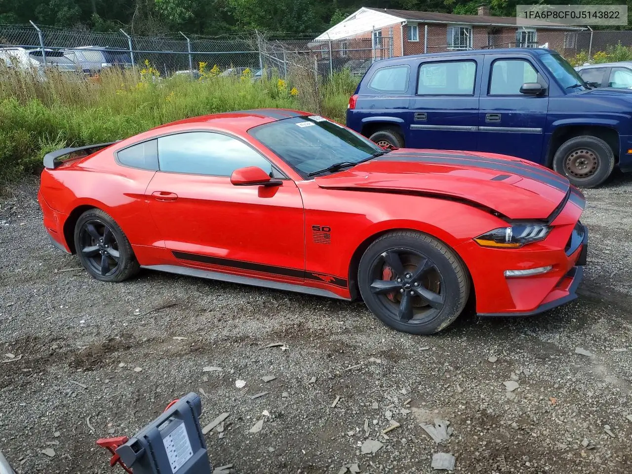 2018 FORD MUSTANG VIN 1FA6P8CF0J5143822 — фото 4