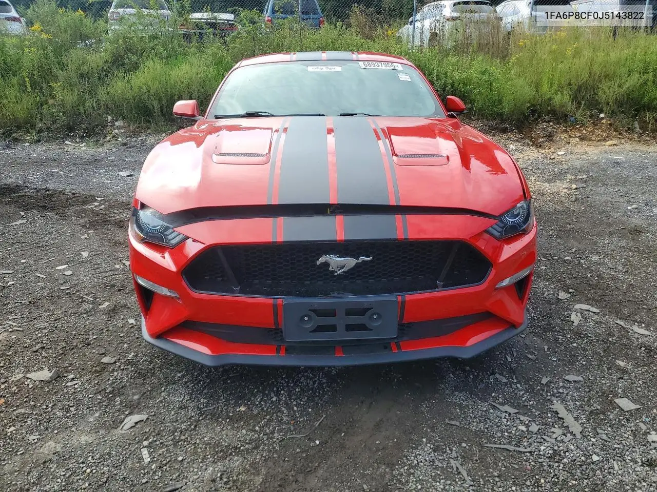 2018 FORD MUSTANG VIN 1FA6P8CF0J5143822 — фото 5