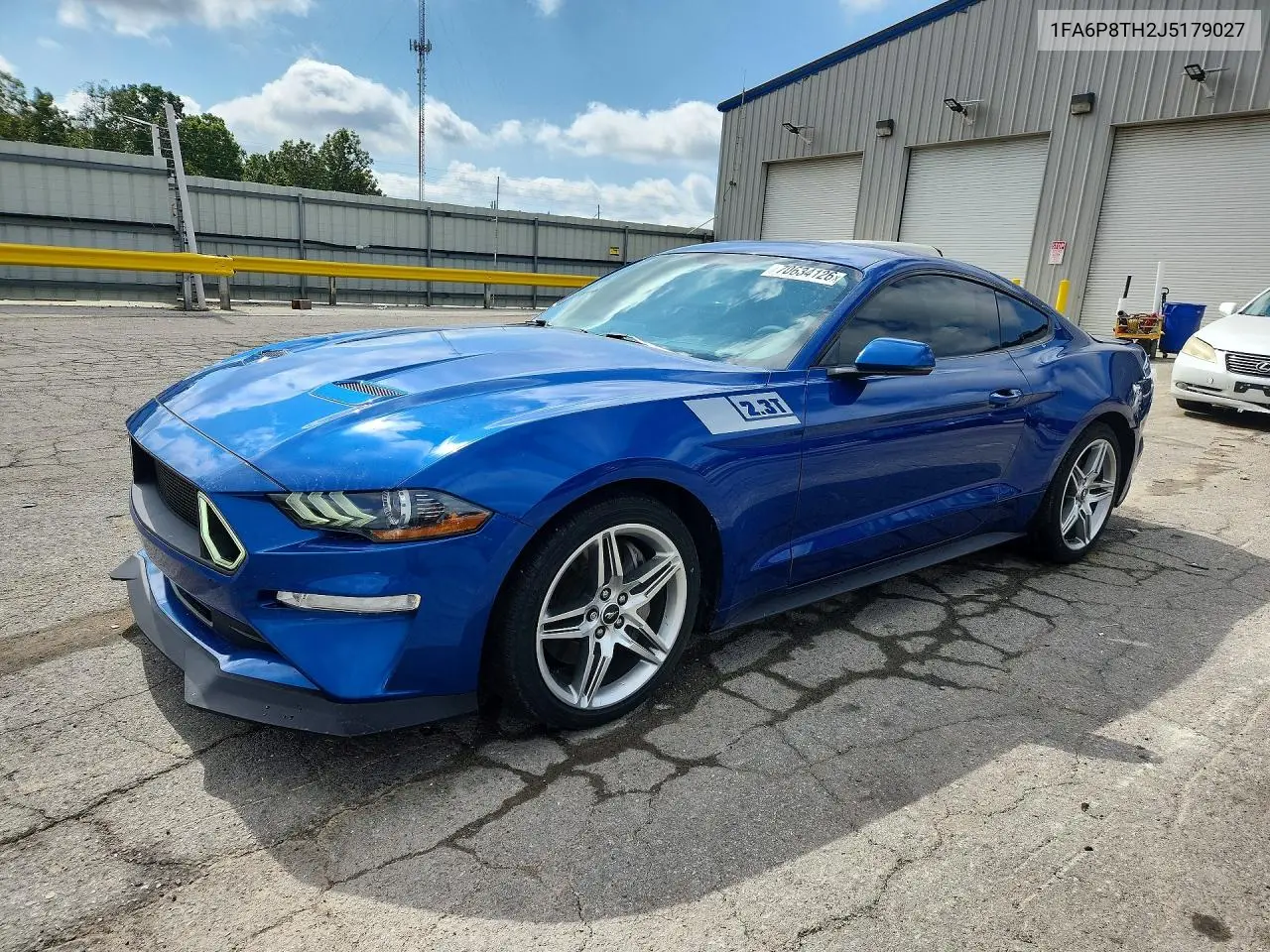FORD MUSTANG 2018, VIN 1FA6P8TH2J5179027