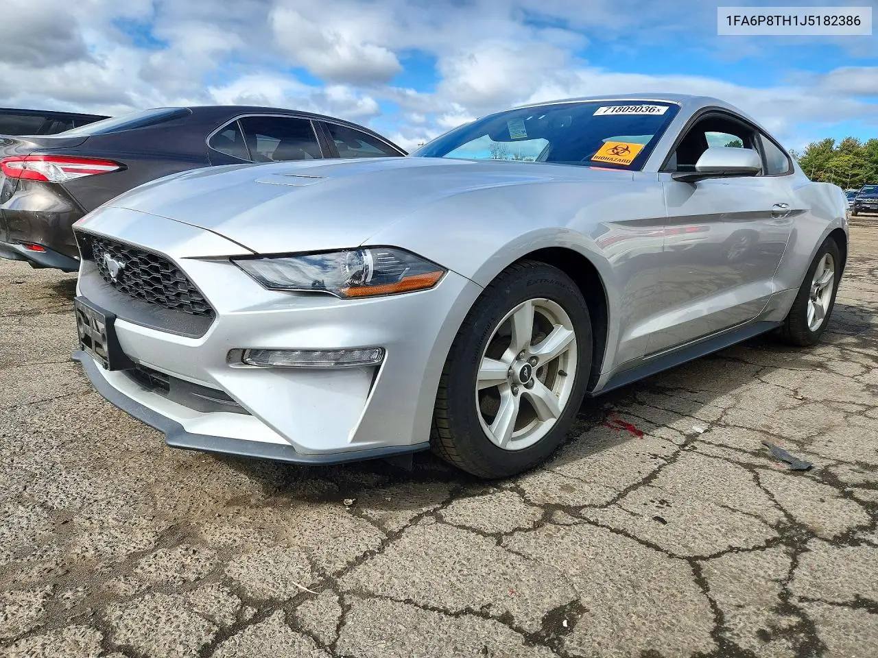 FORD MUSTANG 2018, VIN 1FA6P8TH1J5182386