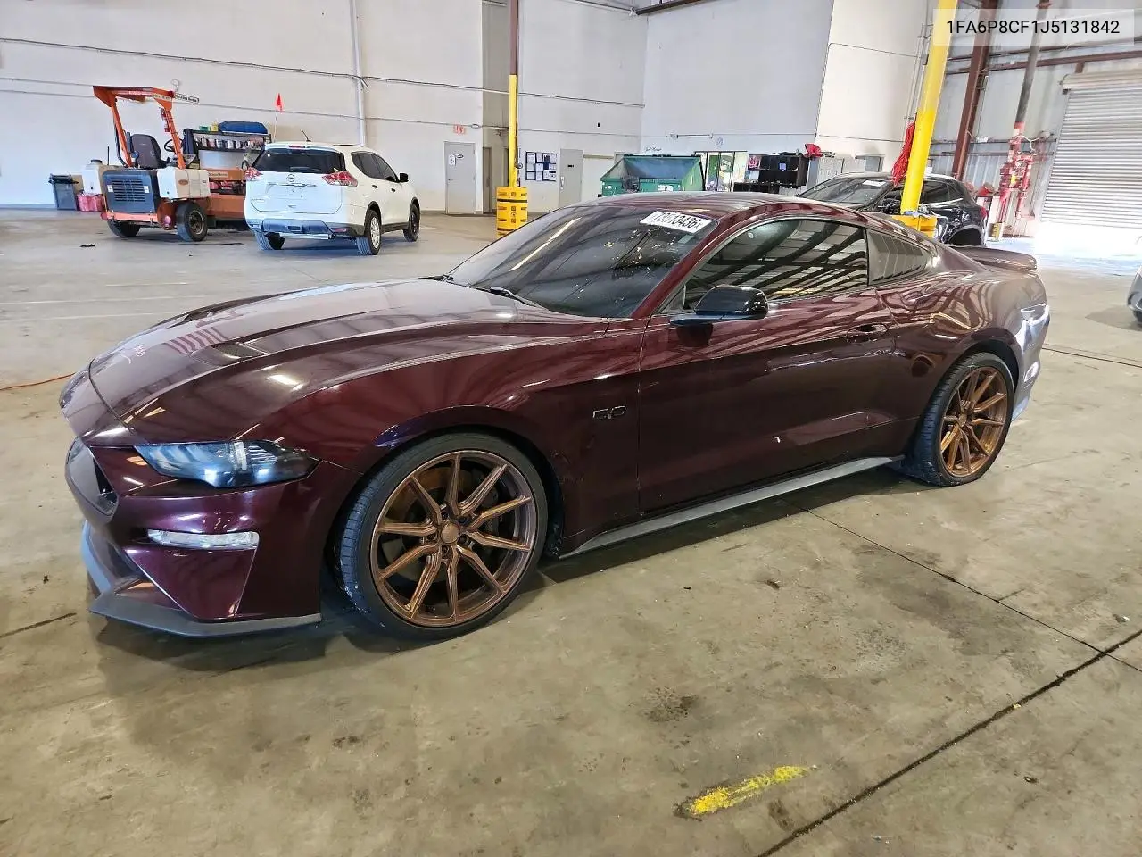 FORD MUSTANG 2018, VIN 1FA6P8CF1J5131842