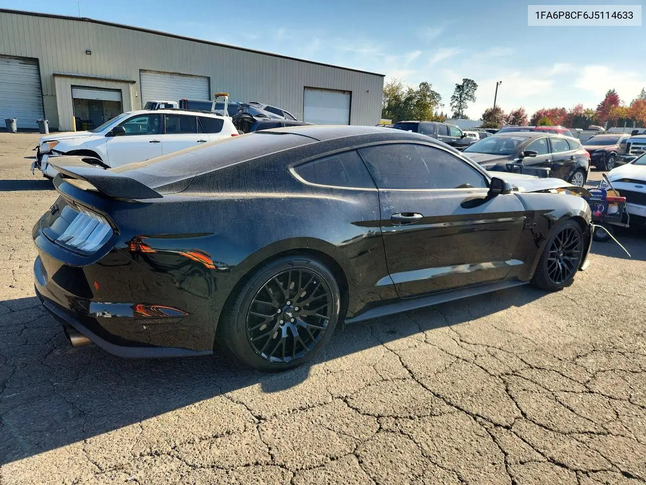 2018 FORD MUSTANG VIN 1FA6P8CF6J5114633 — фото 3