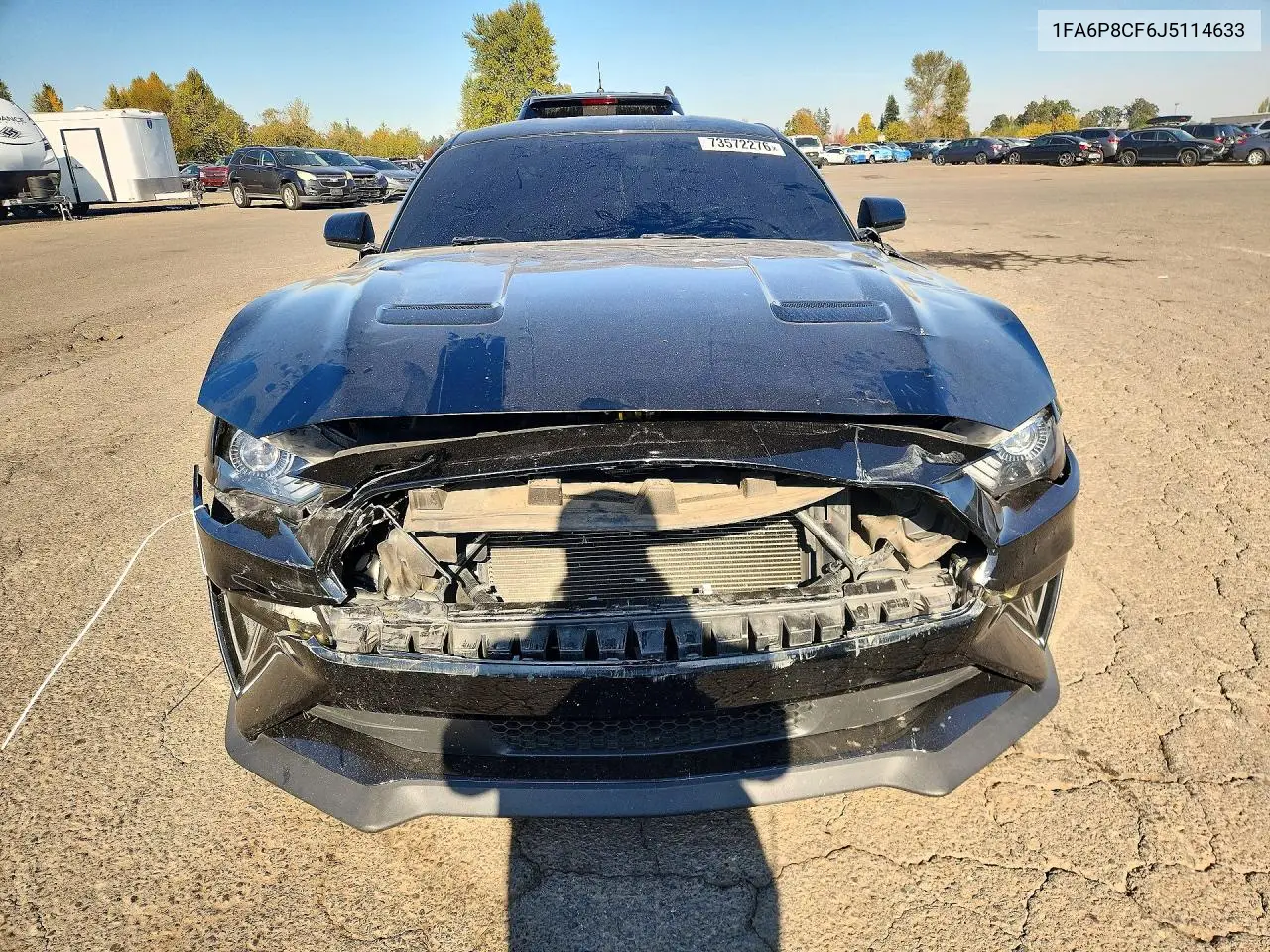 2018 FORD MUSTANG VIN 1FA6P8CF6J5114633 — фото 5