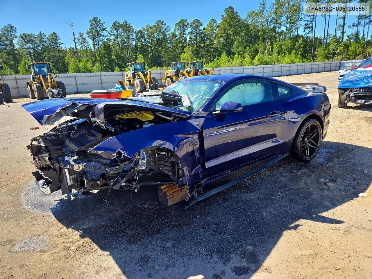 FORD MUSTANG 2018, VIN 1FA6P8CF0J5120556