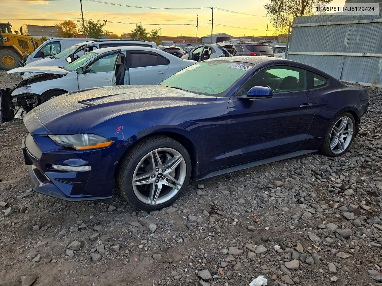 FORD MUSTANG 2018, VIN 1FA6P8TH4J5129424