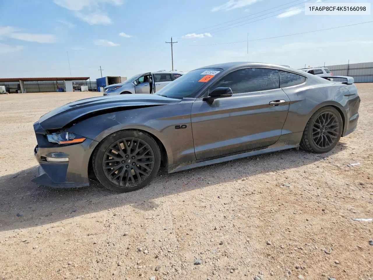 FORD MUSTANG 2019, VIN 1FA6P8CF4K5166098