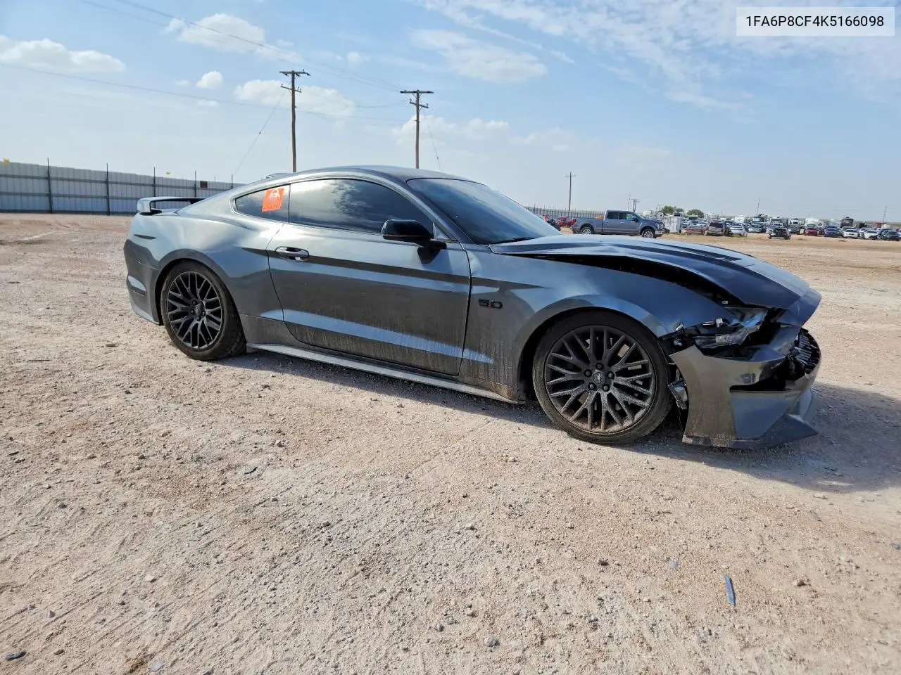 2019 FORD MUSTANG VIN 1FA6P8CF4K5166098 — фото 4