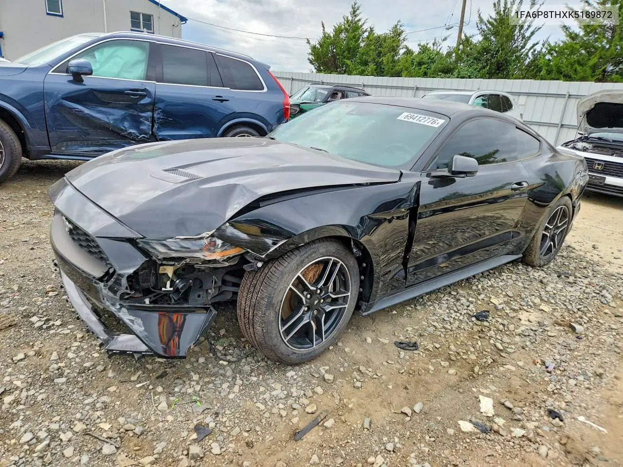 FORD MUSTANG 2019, VIN 1FA6P8THXK5189872