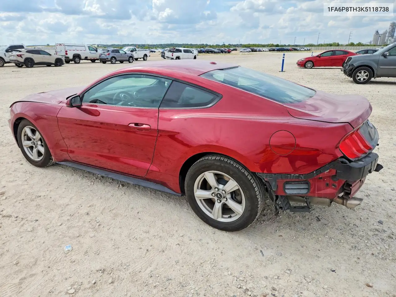 2019 FORD MUSTANG VIN 1FA6P8TH3K5118738 — фото 2