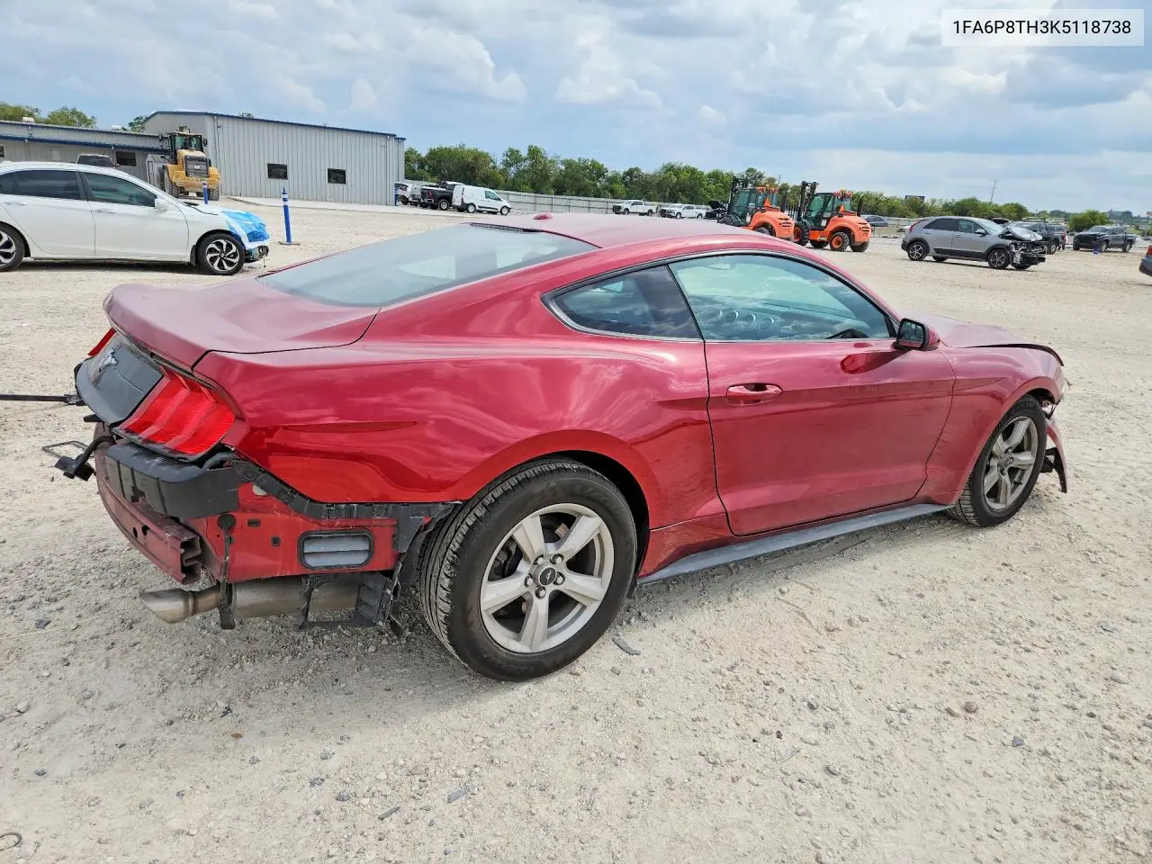 2019 FORD MUSTANG VIN 1FA6P8TH3K5118738 — фото 3