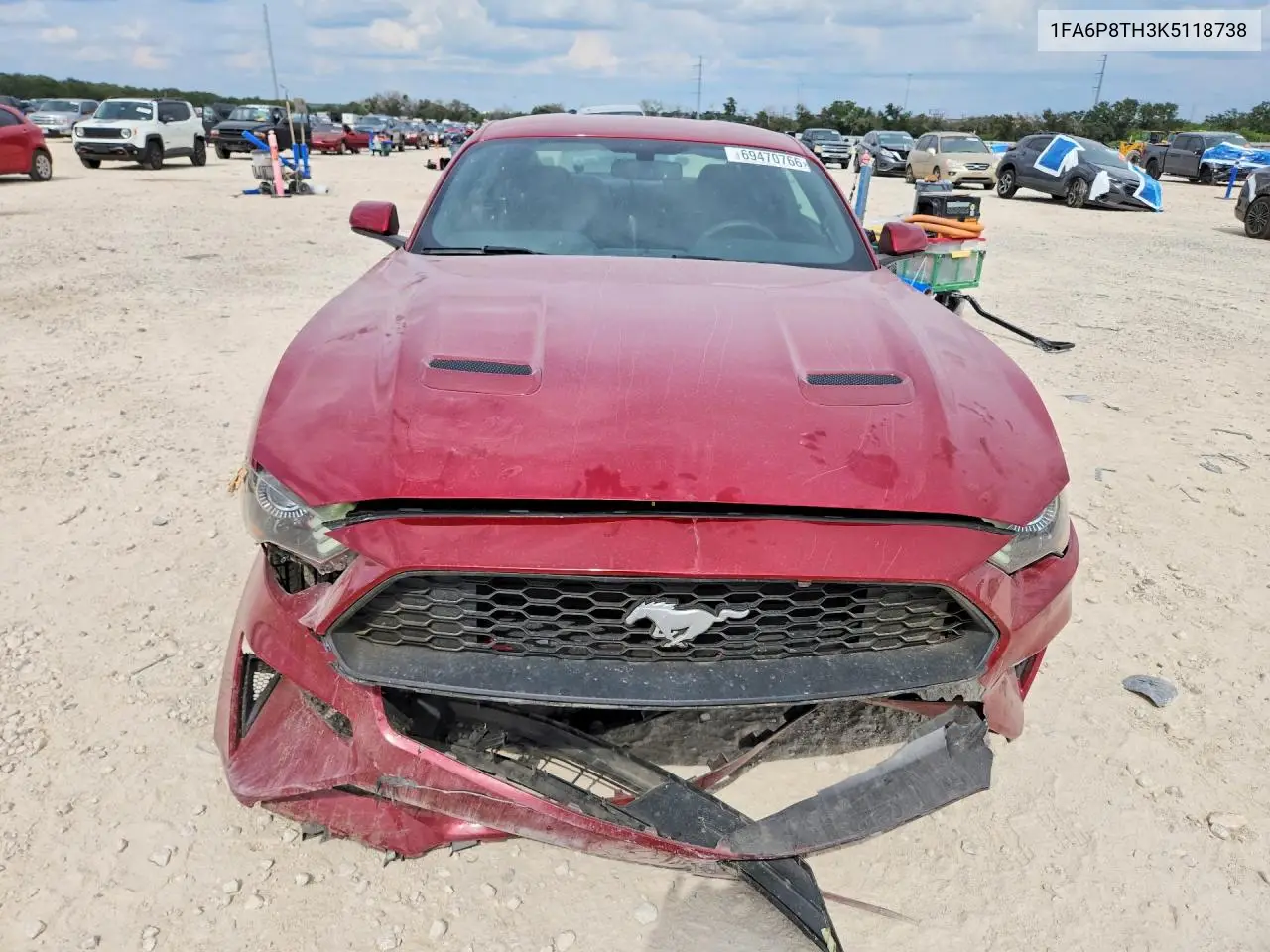 2019 FORD MUSTANG VIN 1FA6P8TH3K5118738 — фото 5