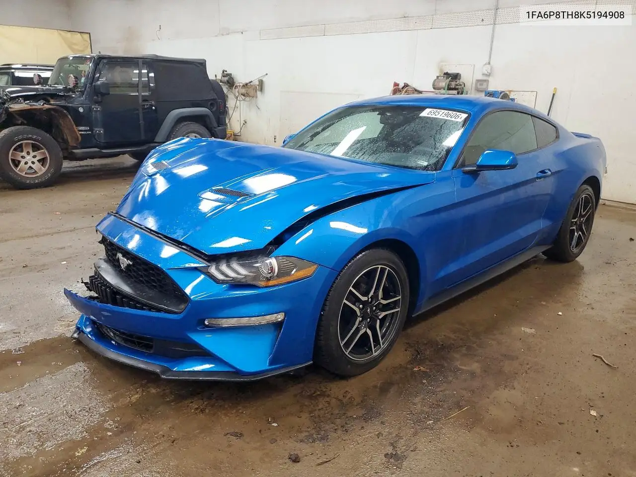FORD MUSTANG 2019, VIN 1FA6P8TH8K5194908
