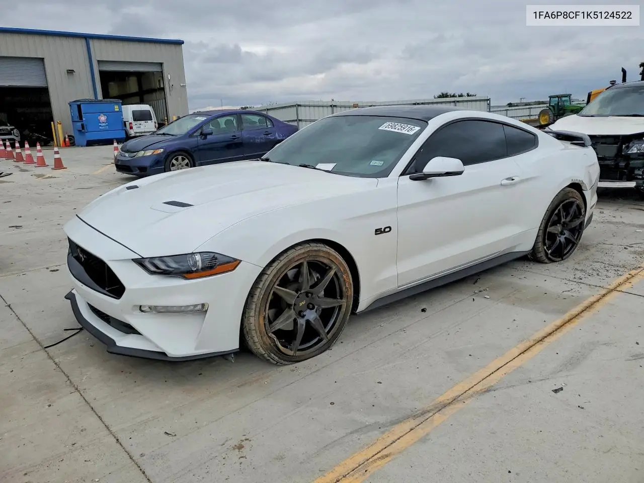 FORD MUSTANG 2019, VIN 1FA6P8CF1K5124522