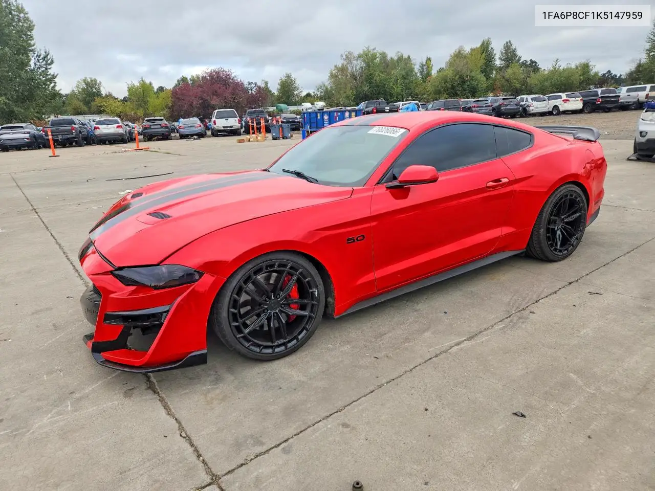 FORD MUSTANG 2019, VIN 1FA6P8CF1K5147959