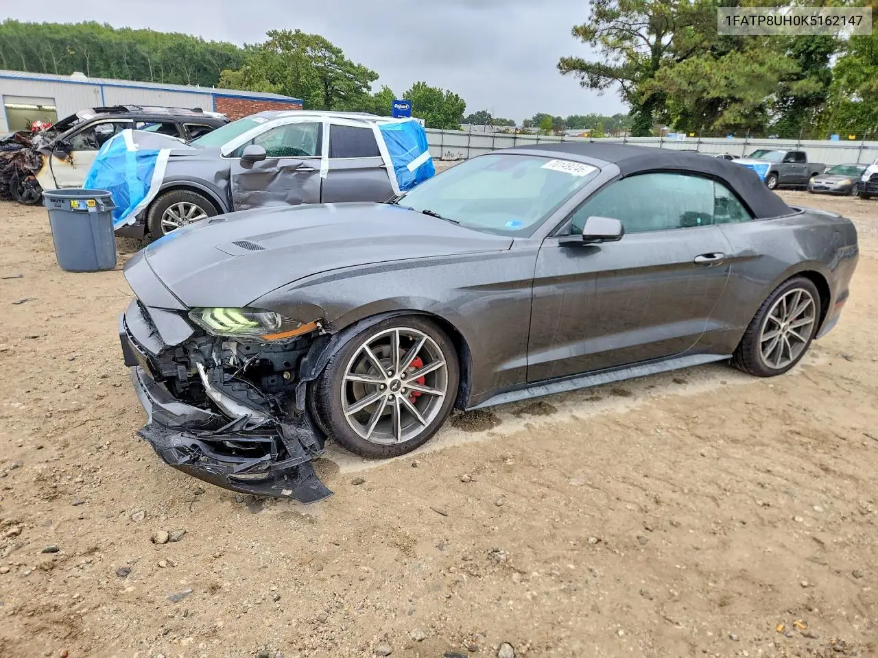 FORD MUSTANG 2019, VIN 1FATP8UH0K5162147
