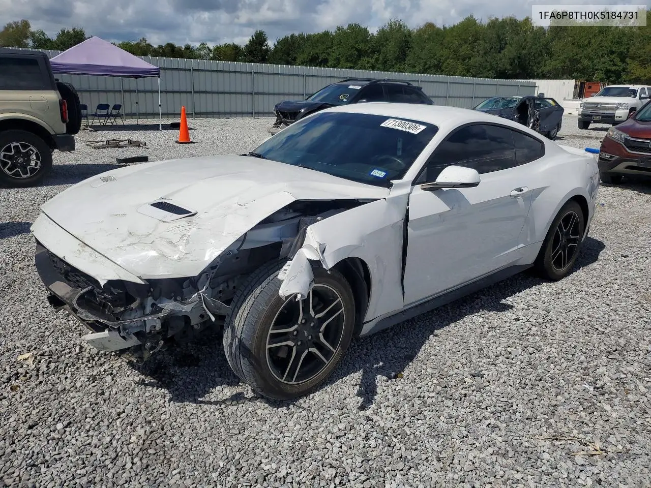 FORD MUSTANG 2019, VIN 1FA6P8TH0K5184731