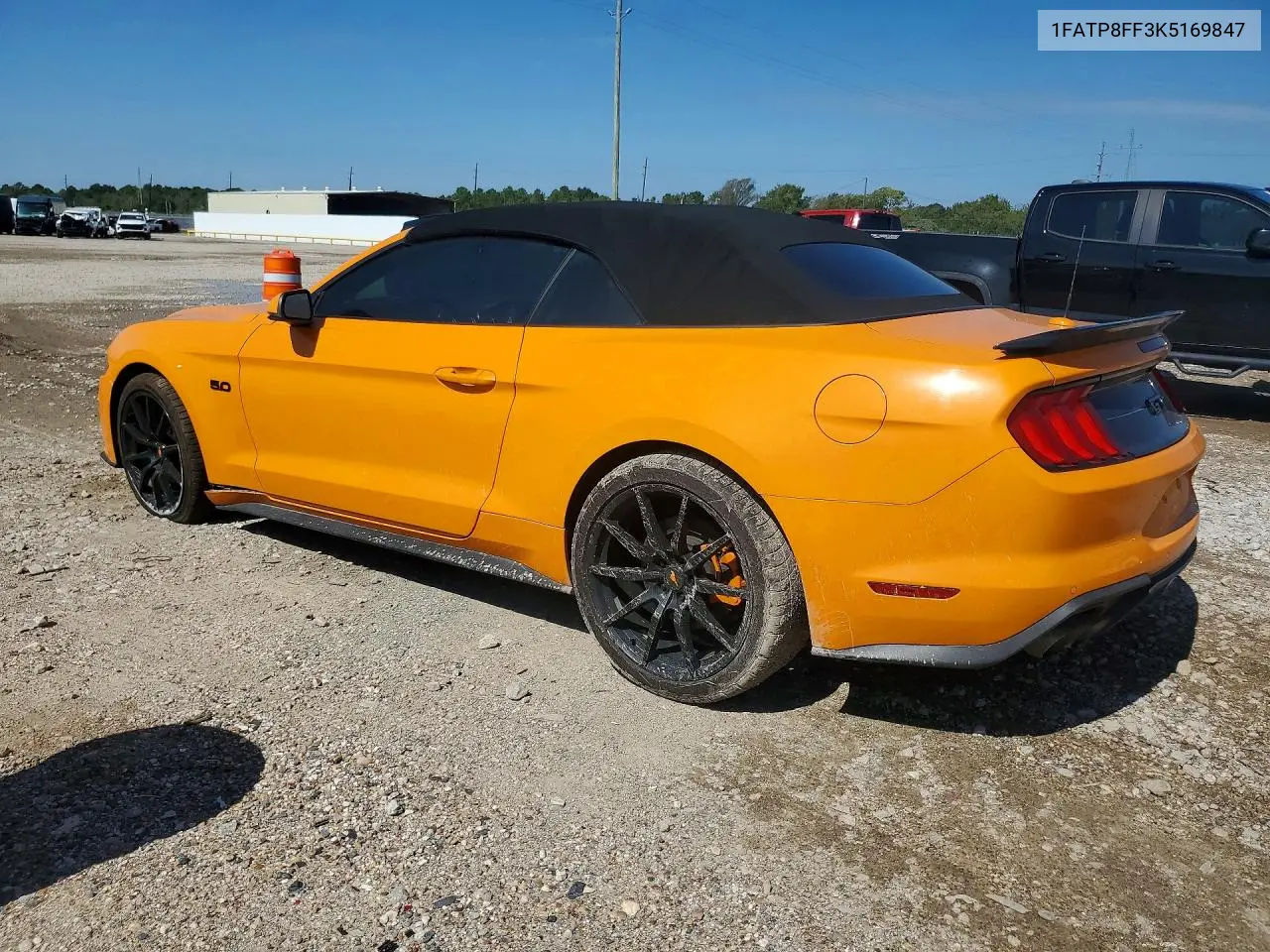 2019 FORD MUSTANG VIN 1FATP8FF3K5169847 — фото 2