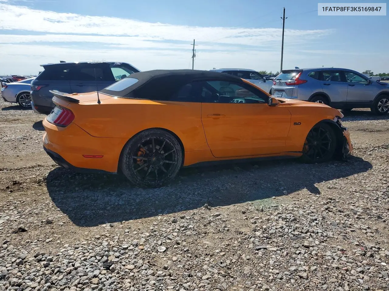 2019 FORD MUSTANG VIN 1FATP8FF3K5169847 — фото 3