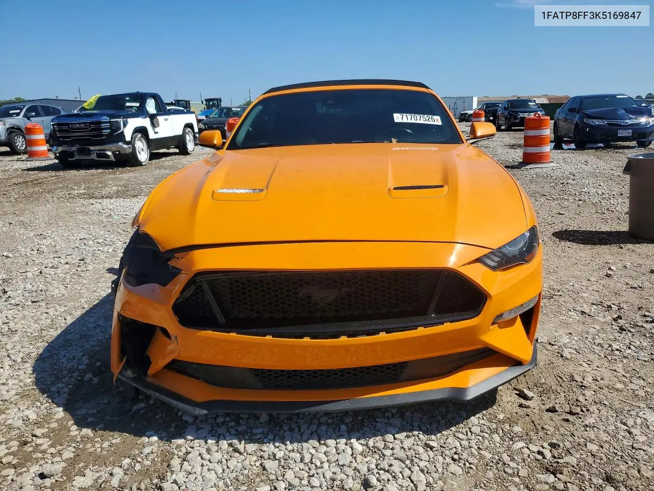 2019 FORD MUSTANG VIN 1FATP8FF3K5169847 — фото 5