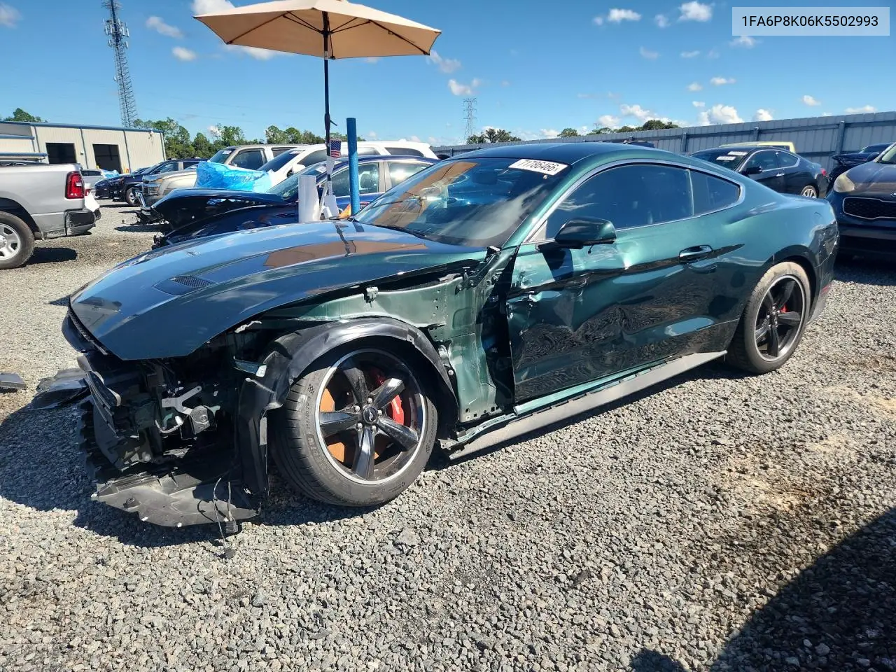 FORD MUSTANG 2019, VIN 1FA6P8K06K5502993