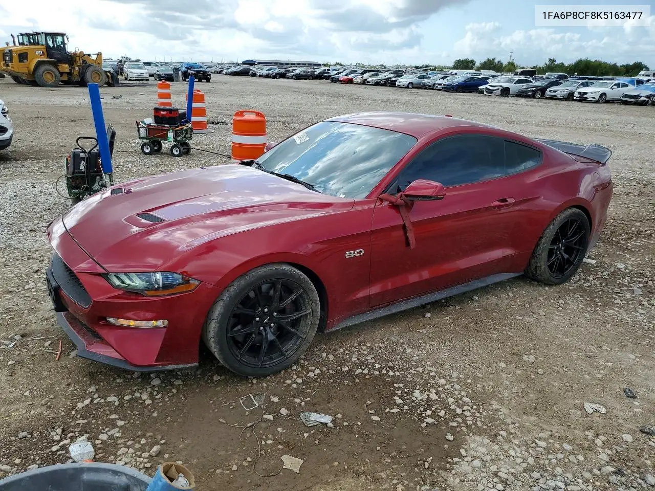 FORD MUSTANG 2019, VIN 1FA6P8CF8K5163477