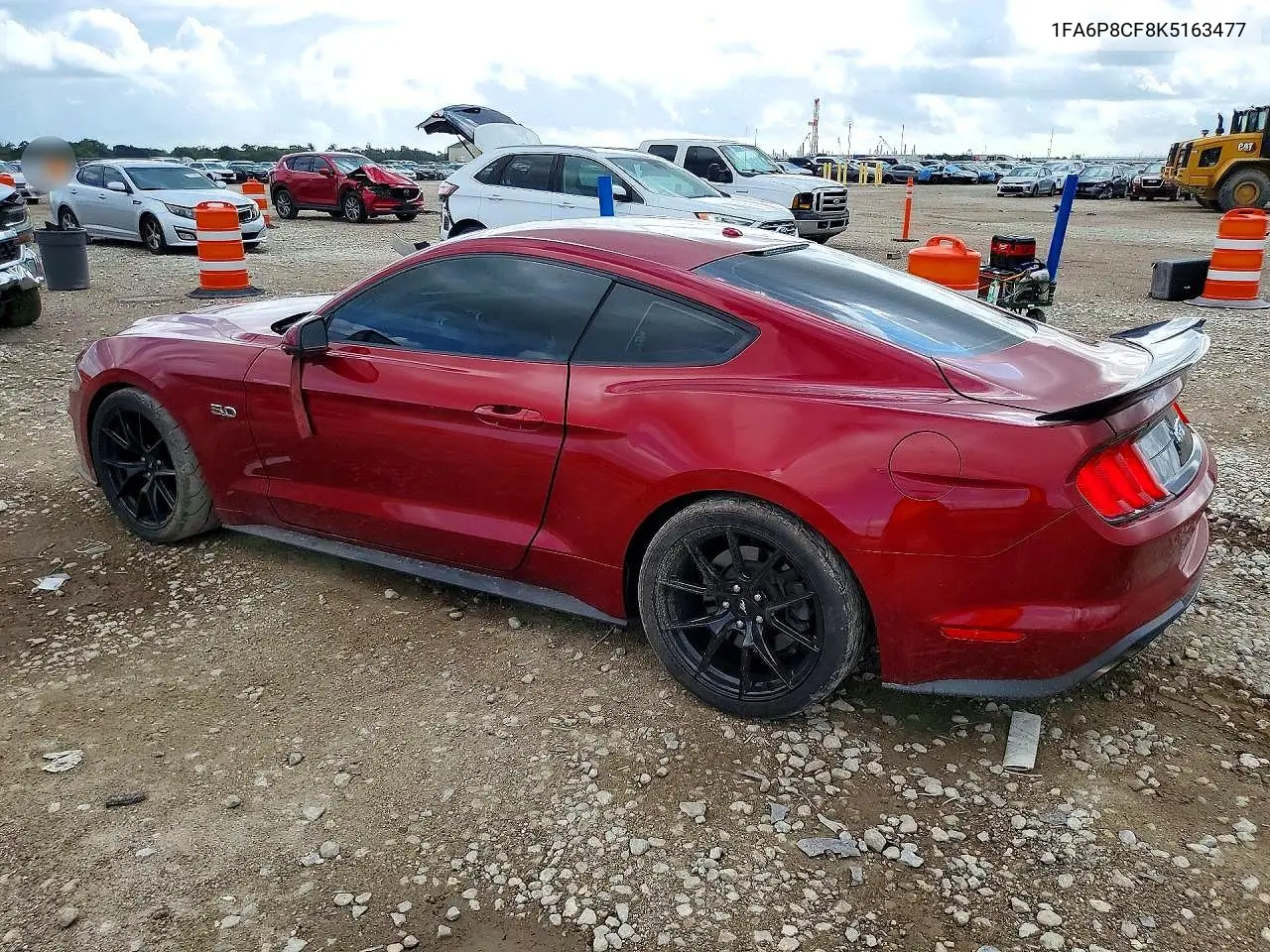 2019 FORD MUSTANG VIN 1FA6P8CF8K5163477 — фото 2