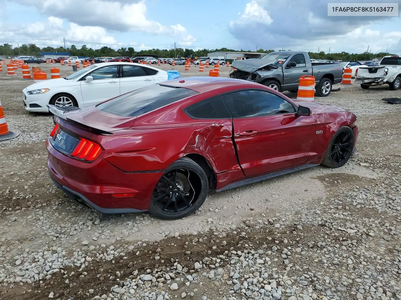 2019 FORD MUSTANG VIN 1FA6P8CF8K5163477 — фото 3