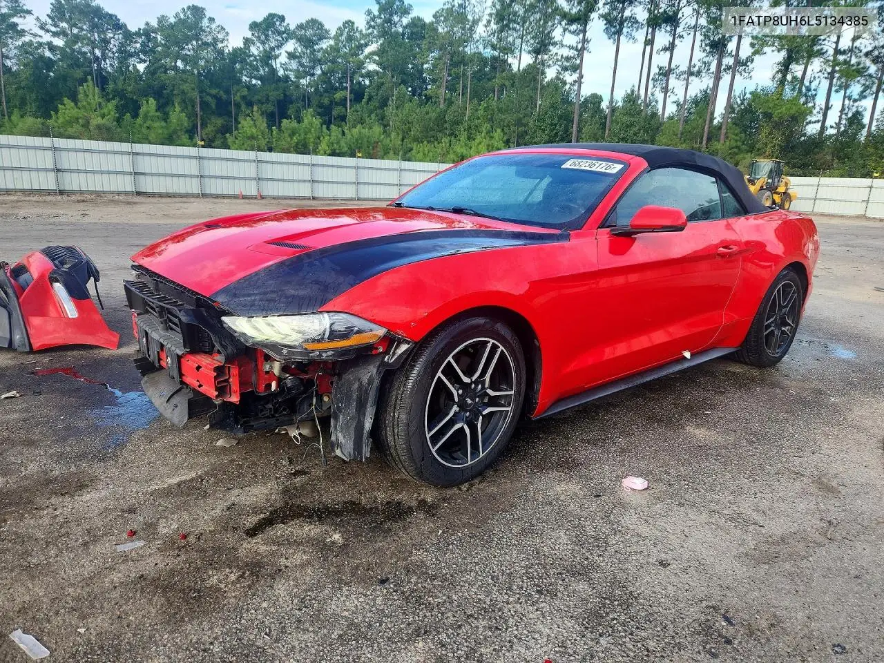 FORD MUSTANG 2020, VIN 1FATP8UH6L5134385