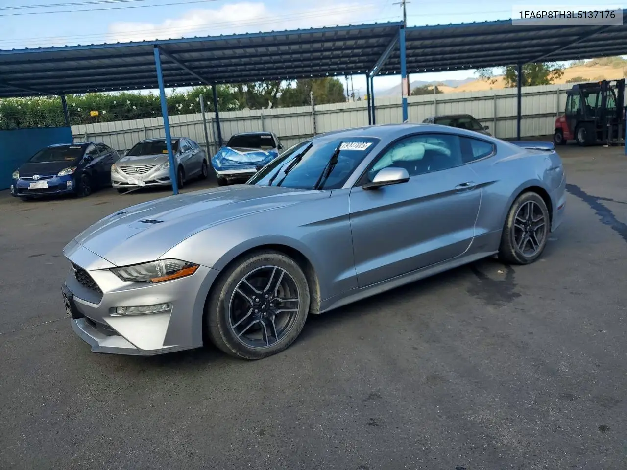 FORD MUSTANG 2020, VIN 1FA6P8TH3L5137176