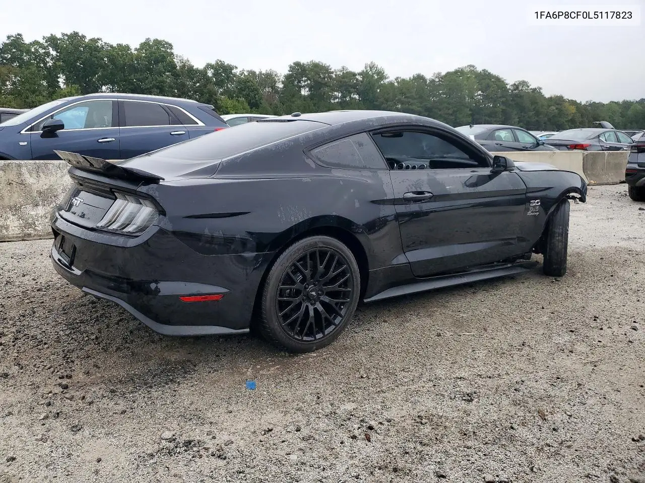 2020 FORD MUSTANG VIN 1FA6P8CF0L5117823 — фото 3