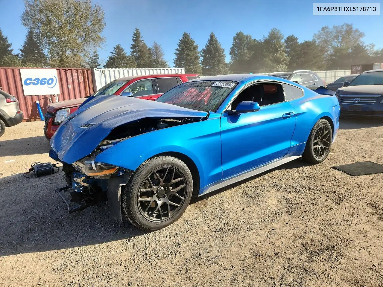 FORD MUSTANG 2020, VIN 1FA6P8THXL5178713