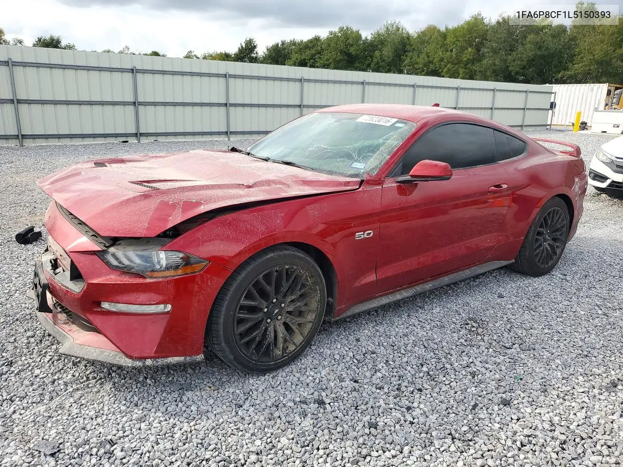 FORD MUSTANG 2020, VIN 1FA6P8CF1L5150393