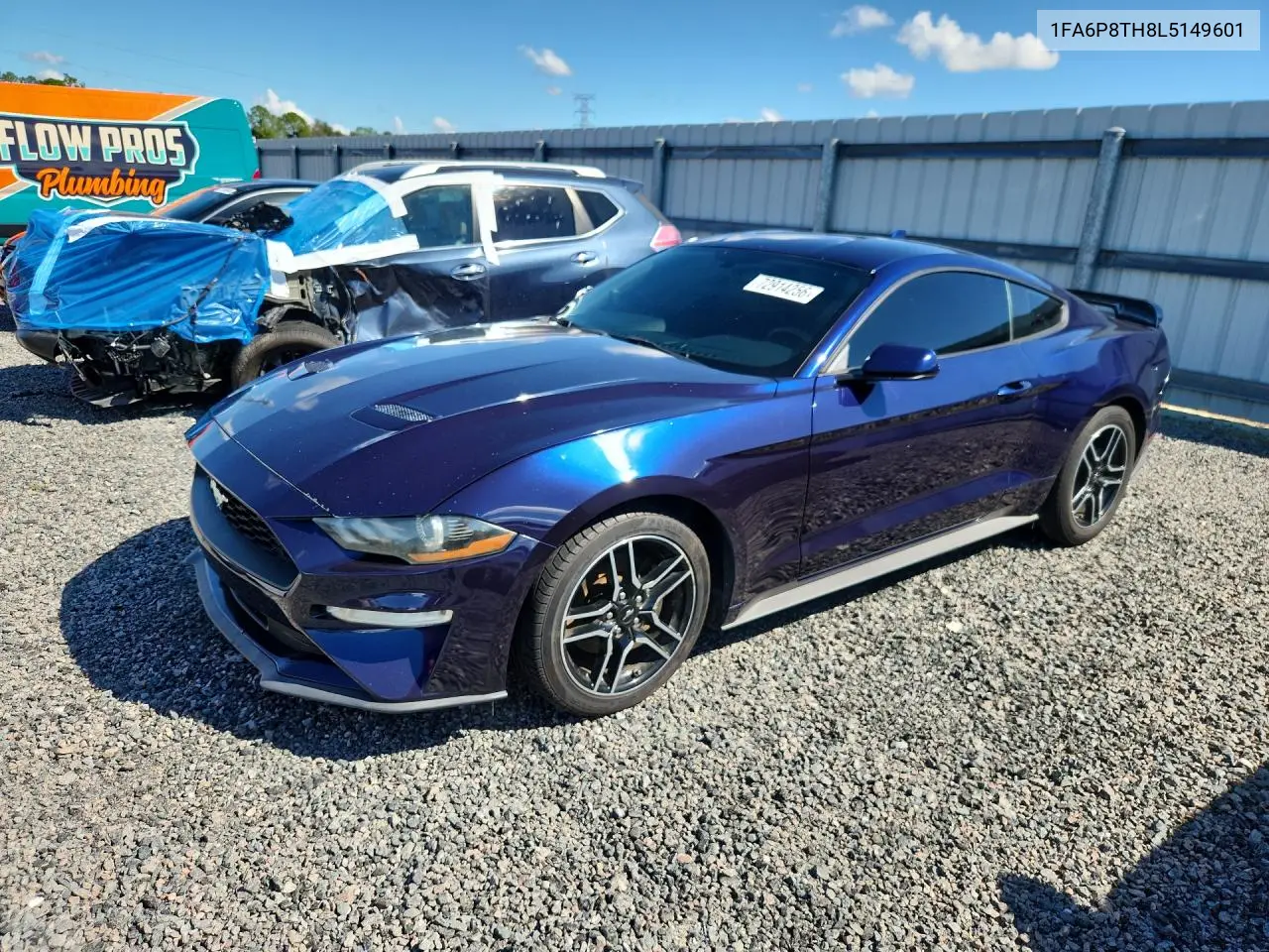 FORD MUSTANG 2020, VIN 1FA6P8TH8L5149601