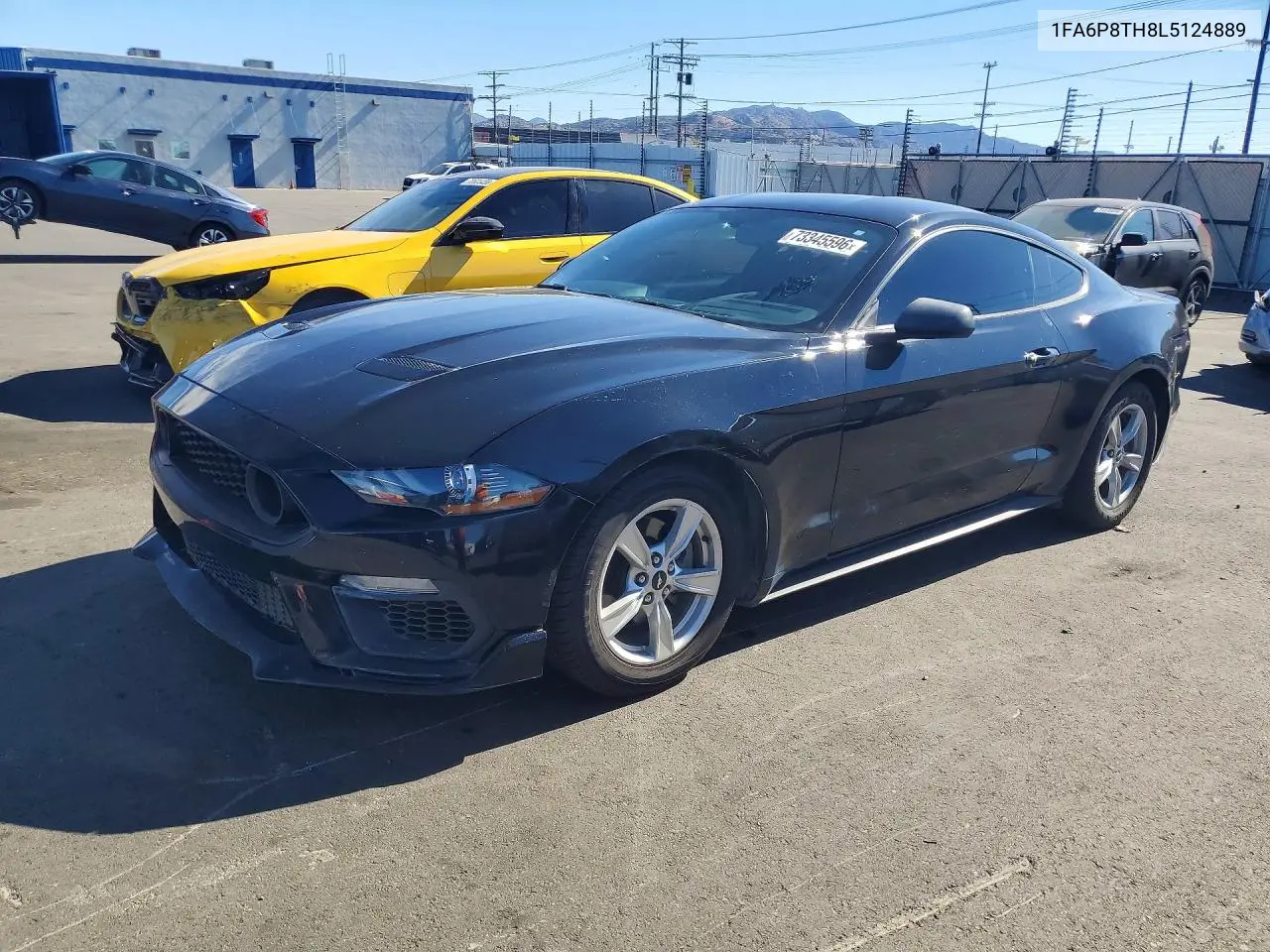FORD MUSTANG 2020, VIN 1FA6P8TH8L5124889