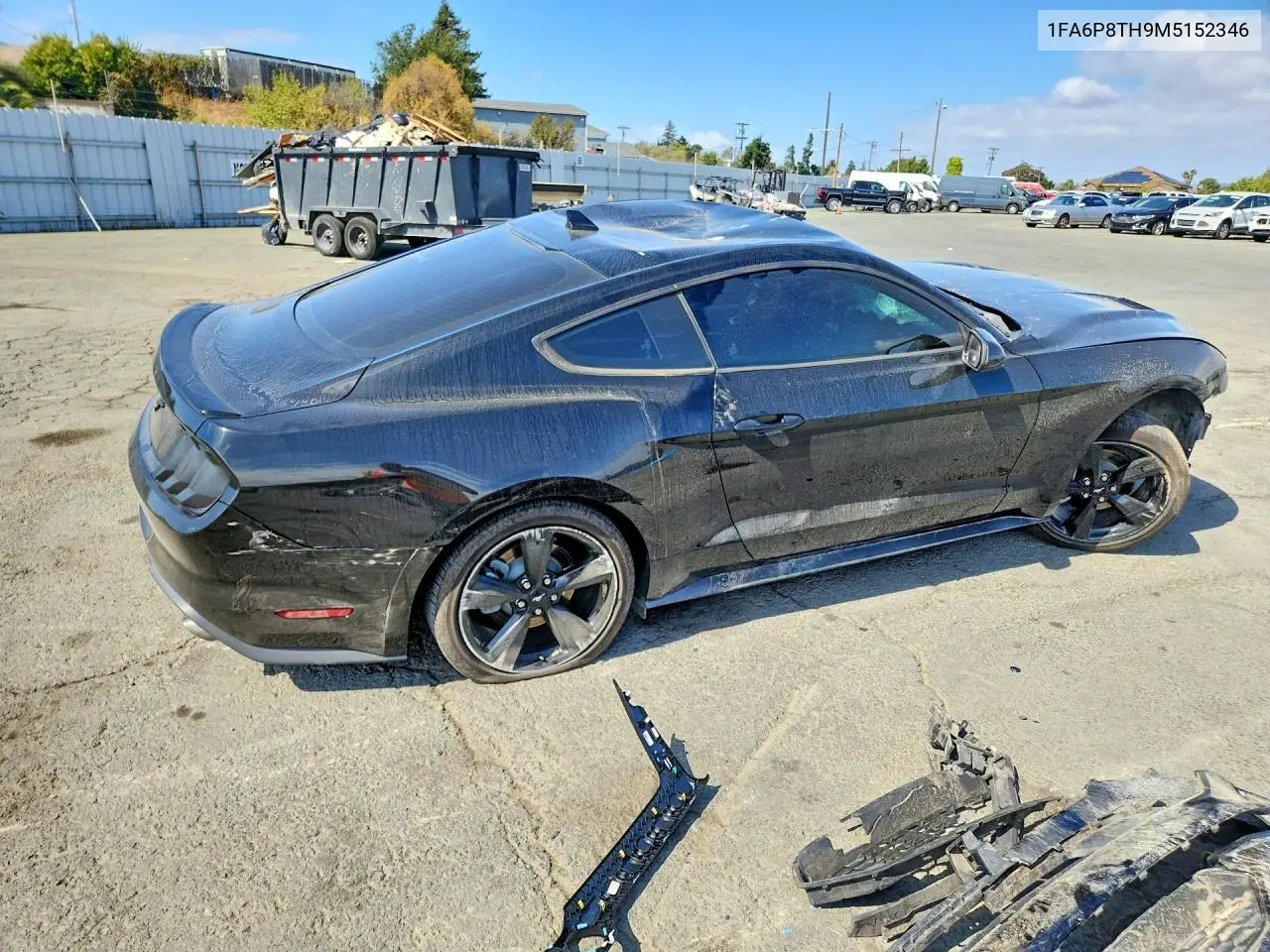 2021 FORD MUSTANG VIN 1FA6P8TH9M5152346 — фото 3