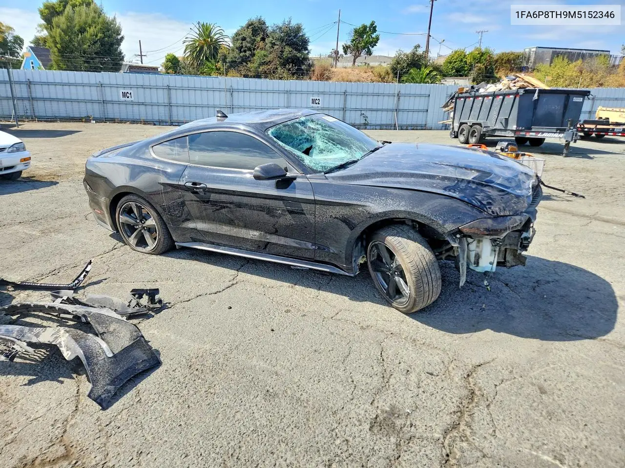 2021 FORD MUSTANG VIN 1FA6P8TH9M5152346 — фото 4