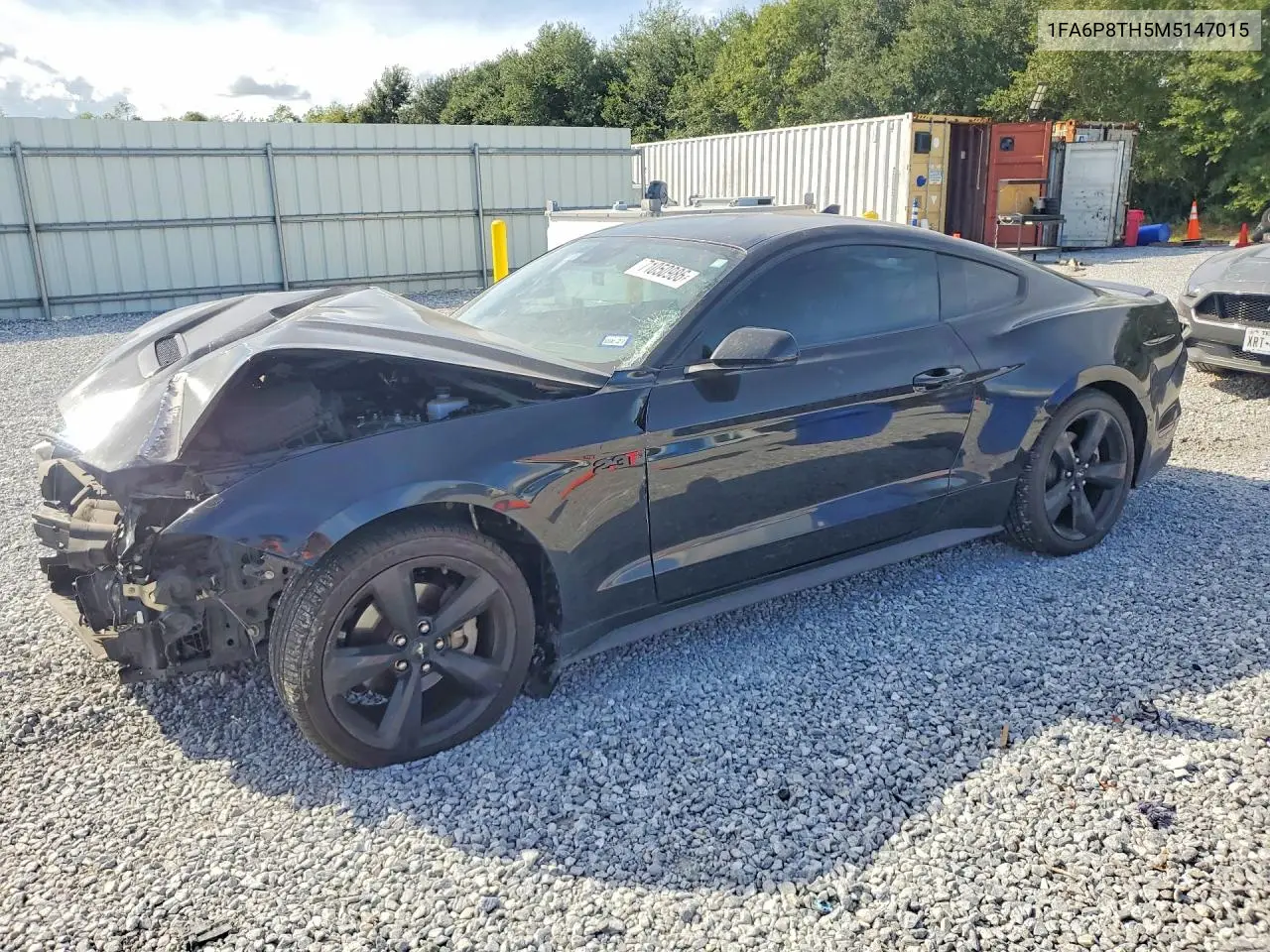 FORD MUSTANG 2021, VIN 1FA6P8TH5M5147015