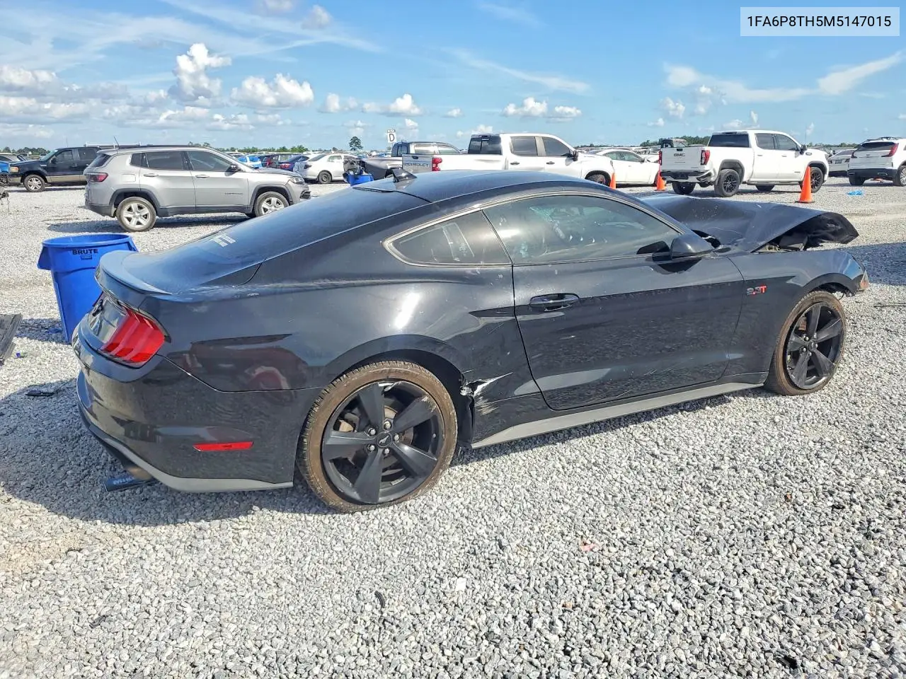 2021 FORD MUSTANG VIN 1FA6P8TH5M5147015 — фото 3