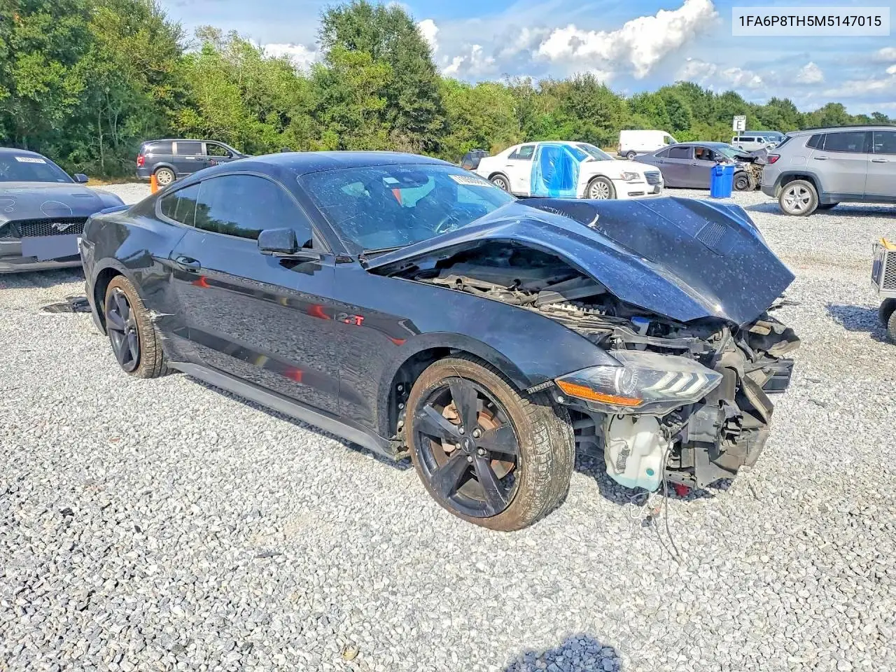 2021 FORD MUSTANG VIN 1FA6P8TH5M5147015 — фото 4