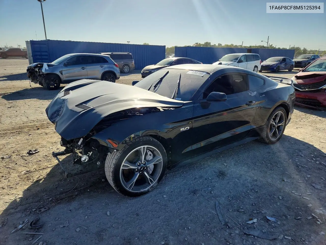 FORD MUSTANG 2021, VIN 1FA6P8CF8M5125394