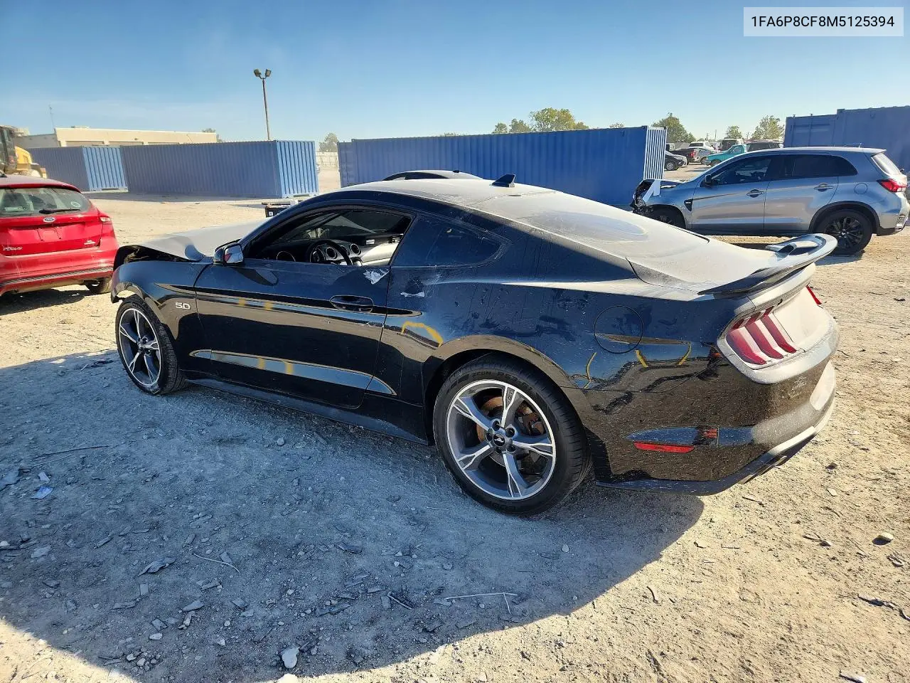 2021 FORD MUSTANG VIN 1FA6P8CF8M5125394 — фото 2