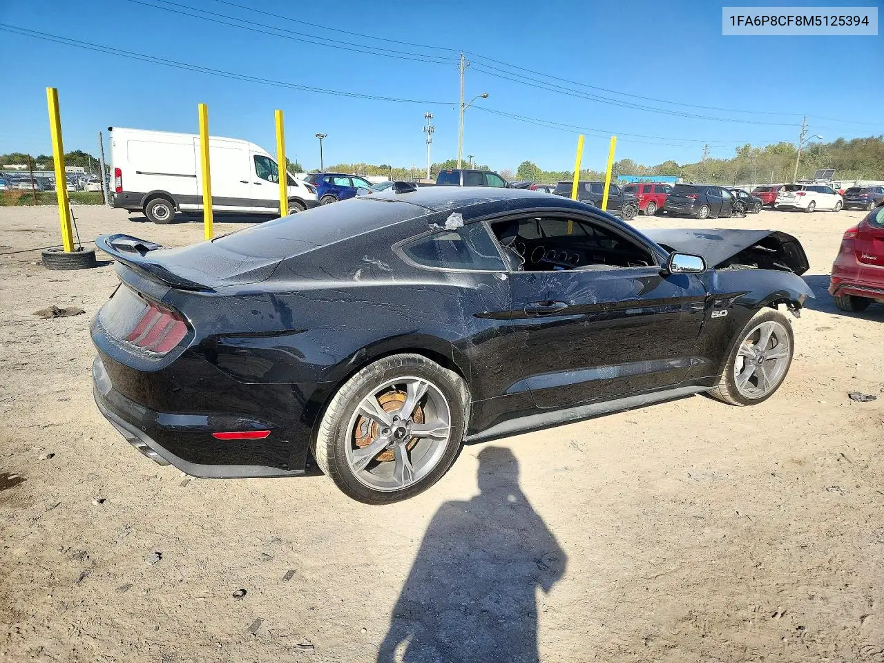 2021 FORD MUSTANG VIN 1FA6P8CF8M5125394 — фото 3