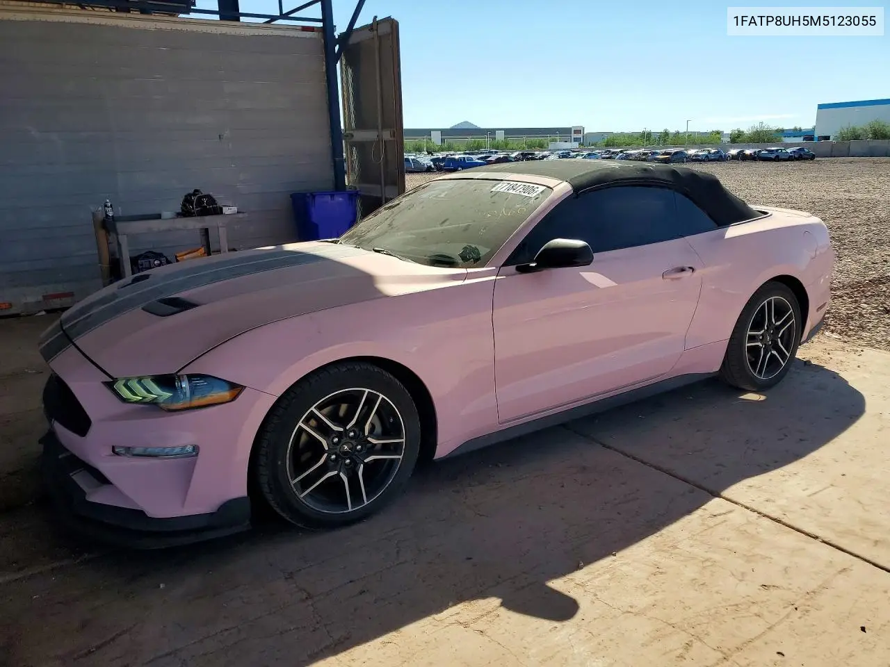 FORD MUSTANG 2021, VIN 1FATP8UH5M5123055