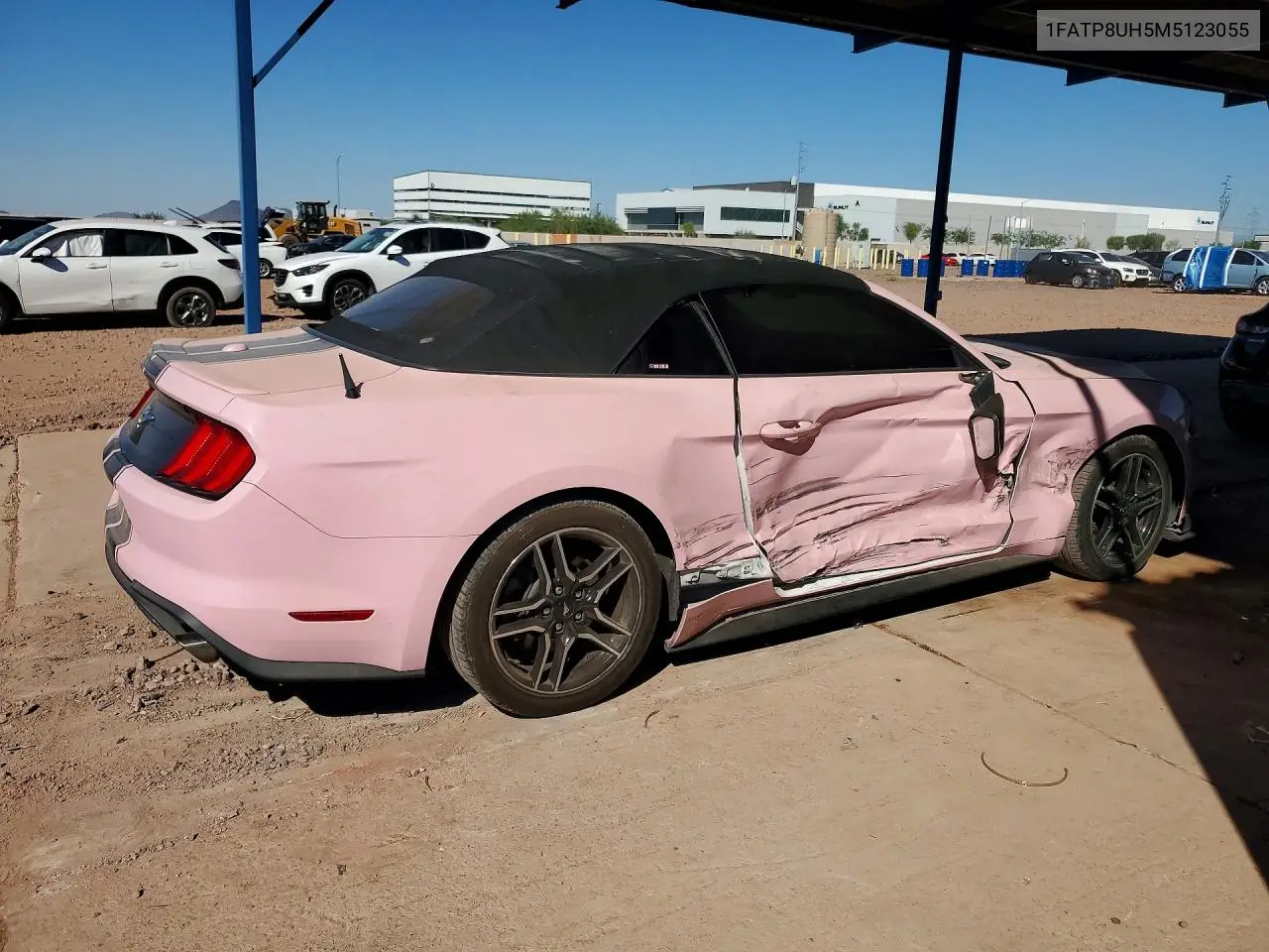 2021 FORD MUSTANG VIN 1FATP8UH5M5123055 — фото 3